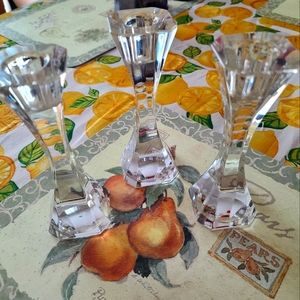 Crystal Candle Holders